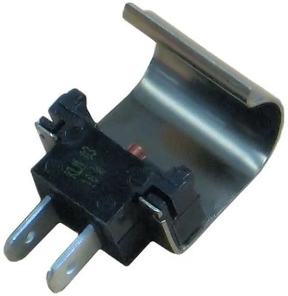 Temperatursensor mit zwei Anschlussstiften und Metallhalterung, verwendet in Anwendungen, die von Bosch unterstützt werden.